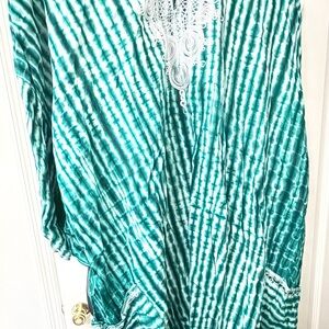 Green Tie-Dye Men’s  Top